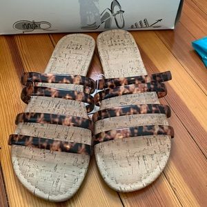Sandals with Tortoise straps